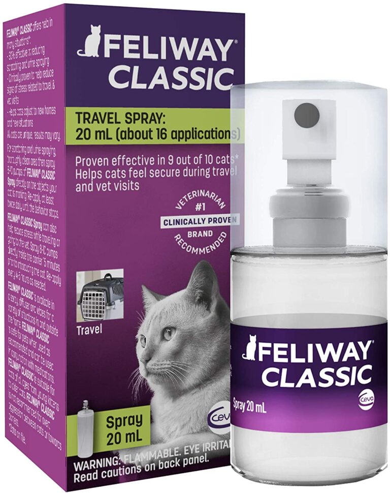 Animal Health Feliway Cat Calming Spray (20ML) Reduce Anxiety for Vet